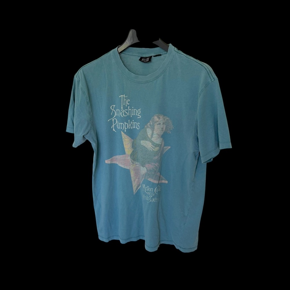 Smashing Pumpkins Mellon Collie and the Infinite Sadness Graphic T-Shirt Teal L
